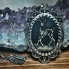 Deer Skull Cameo Necklace