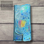 Ymir Skull Wallet - Aqua Holo Stars