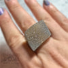 Druzy Agate Ring #1