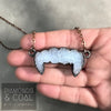 Electroformed Druzy Fangs Necklace #2