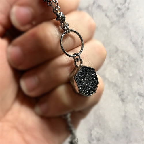 Druzy Stars Choker - Black Holiday Special