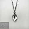 Iceland Black Sands Drop Crystal Necklace