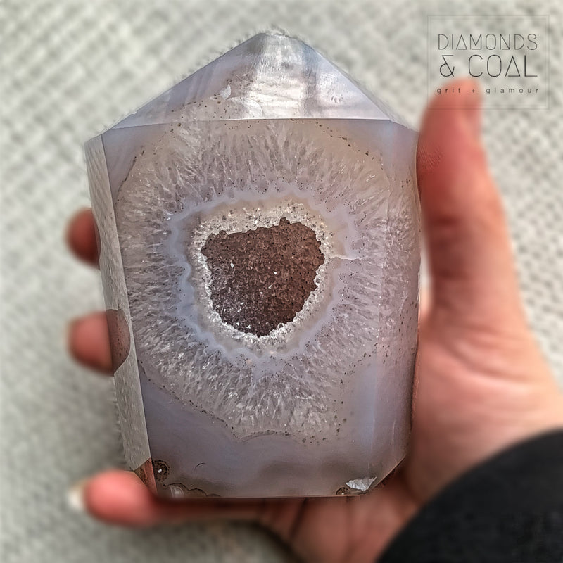 Druzy Agate Tower #4