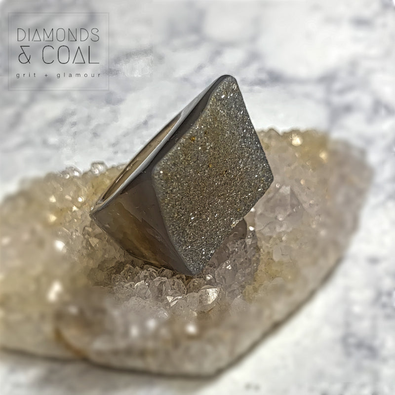 Druzy Agate Ring #1