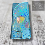 Ymir Skull Wallet - Aqua Holo Stars