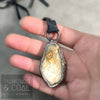 Electroformed Petrified Wood Necklace