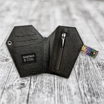 Mini Coffin Wallet - Colorful Serpent