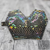 Mini Coffin Wallet - Black Holographic Serpent