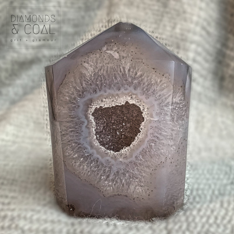 Druzy Agate Tower #4