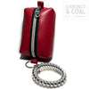 Tiny Boxy Bag - Crimson Faux Leather